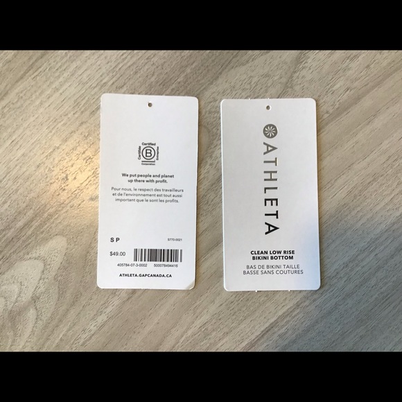NWOT - Athleta Clean Low Rise Bikini Bottom - Picture 5 of 6